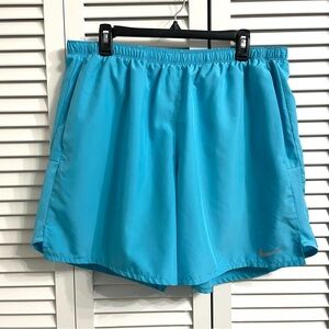 Mens XXL Nike DriFit Challenger Brief Lined 7" Running Bright Blue Shorts CZ9066